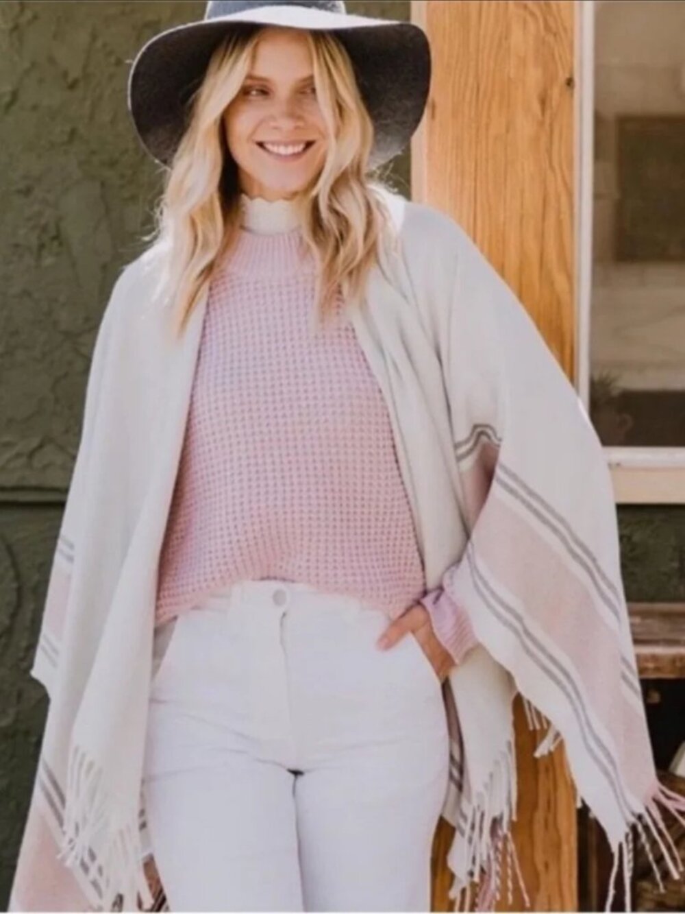 Siizu for Causebox convertible poncho/wrap